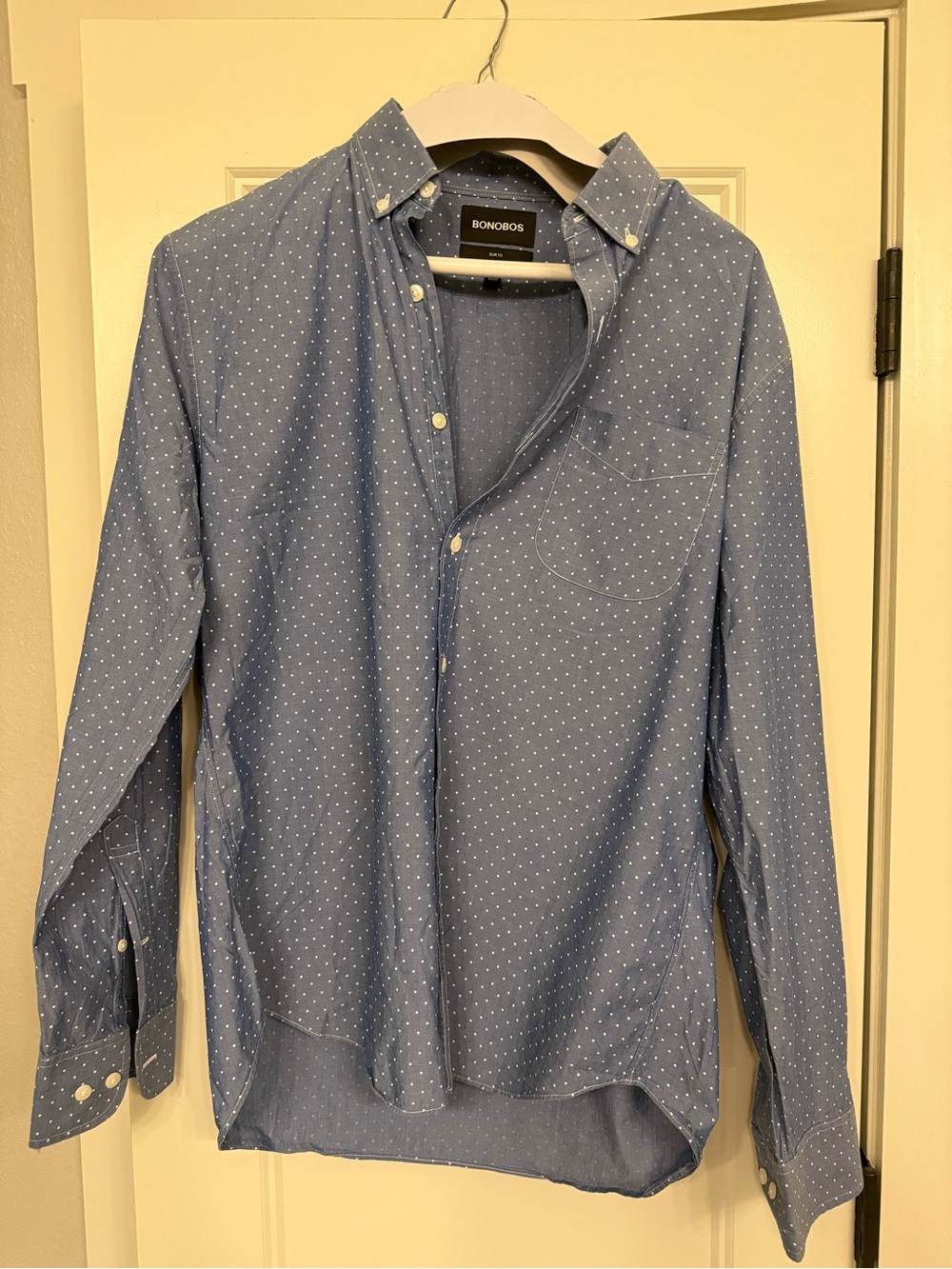 Bonobos Light Blue Microdot Button-Down Shirt